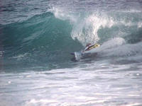 Ralph Sanford Kneeboarding Tahiti