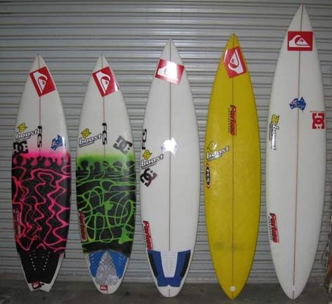 Garrett Pro Surfboards Parkes Quiver