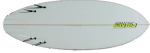 4 FIN KNEEBOARD ROUNDED SQUARETAIL