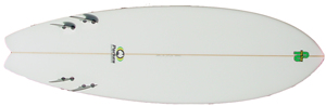 FRIAR TUCK 4 FIN FISH TAIL KNEEBOARD GUN